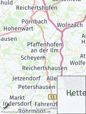 Here Map of Hettenshausen