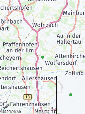 Here Map of Schweitenkirchen
