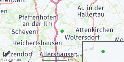 Google Map of Schweitenkirchen