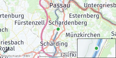 Google Map of Neuburg am Inn