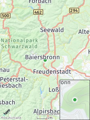 Here Map of Baiersbronn