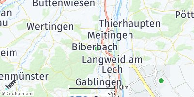 Google Map of Biberbach