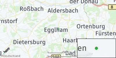 Google Map of Egglham bei Aidenbach