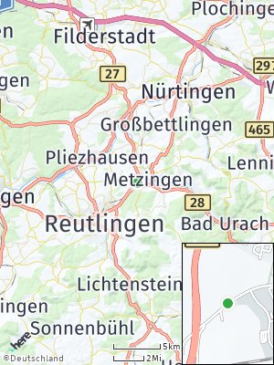 Here Map of Metzingen