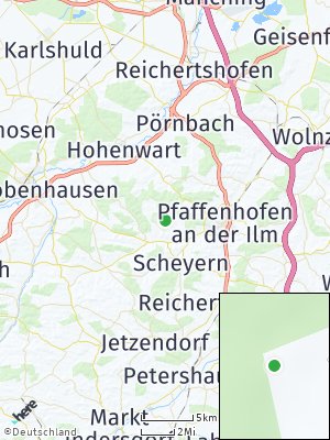 Here Map of Schabenberg an der Ilm