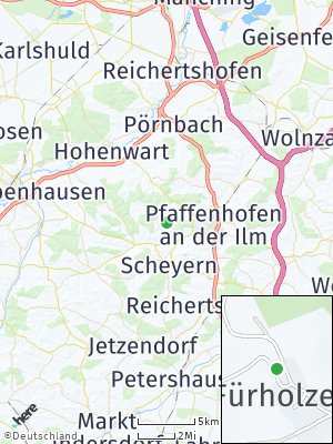 Here Map of Fürholzen an der Ilm