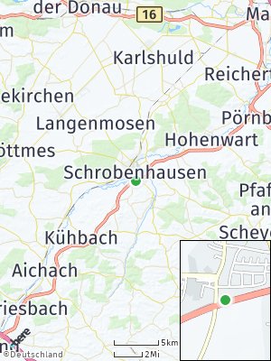 Here Map of Schrobenhausen