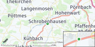 Google Map of Schrobenhausen