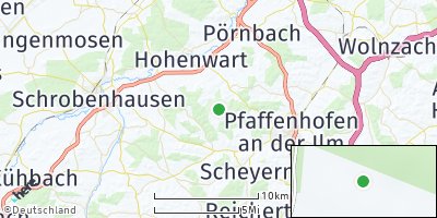 Google Map of Menzenbach