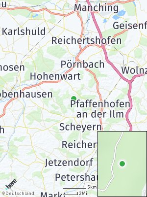 Here Map of Wolfsberg an der Ilm