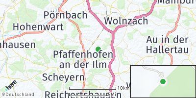 Google Map of Seugen an der Ilm