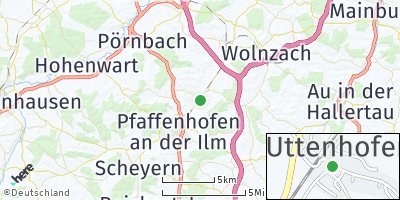 Google Map of Uttenhofen