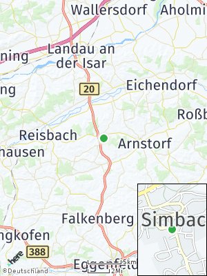Here Map of Simbach