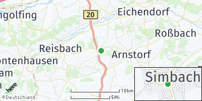 Google Map of Simbach