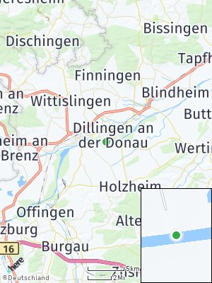 Here Map of Dillingen an der Donau