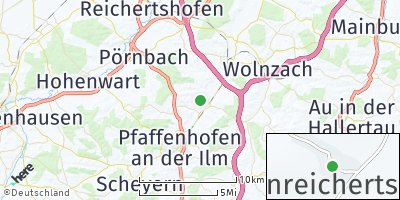 Google Map of Kleinreichertshofen