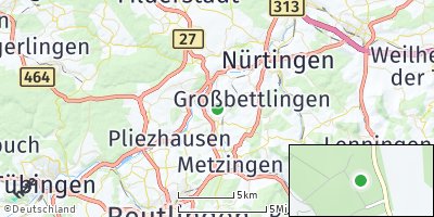 Google Map of Altdorf bei Nürtingen