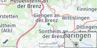 Google Map of Gemeinde Hermaringen