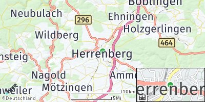 Google Map of Herrenberg