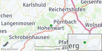 Google Map of Hohenwart