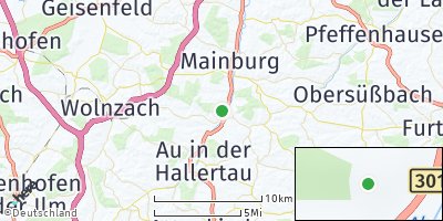 Google Map of Rudelzhausen