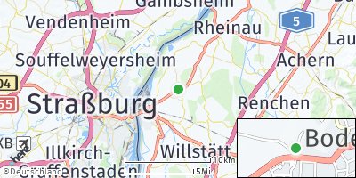 Google Map of Bodersweier