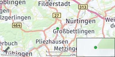 Google Map of Neckartenzlingen
