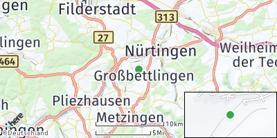 Google Map of Großbettlingen