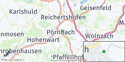 Google Map of Pörnbach