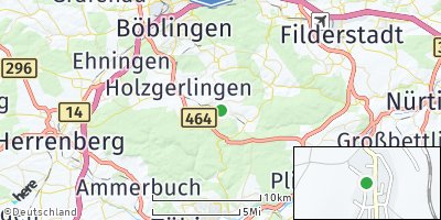 Google Map of Weil im Schönbuch