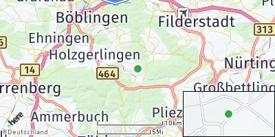 Google Map of Dettenhausen