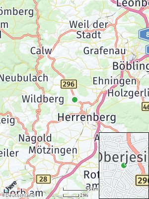 Here Map of Oberjesingen