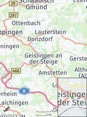 Here Map of Geislingen an der Steige