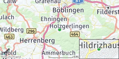 Google Map of Hildrizhausen