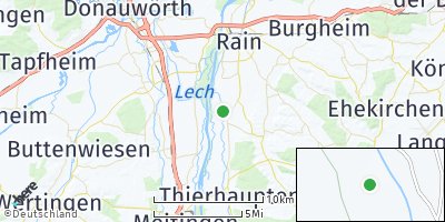 Google Map of Münster / Lech