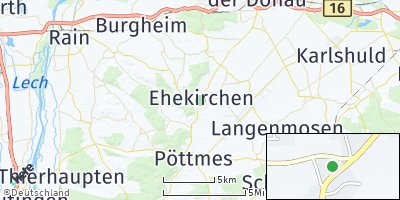 Google Map of Ehekirchen