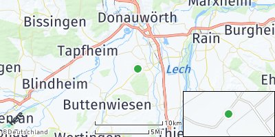 Google Map of Mertingen