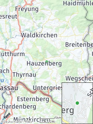 Here Map of Hauzenberg