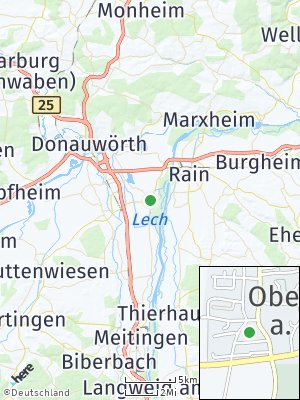 Here Map of Oberndorf am Lech
