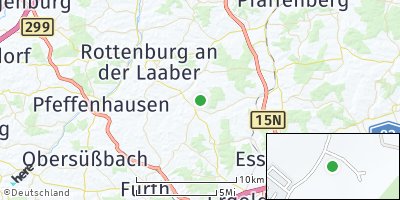 Google Map of Hohenthann bei Landshut