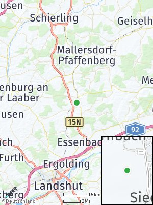 Here Map of Ergoldsbach
