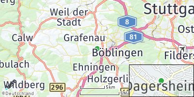Google Map of Dagersheim