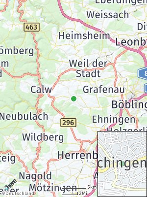 Here Map of Gechingen