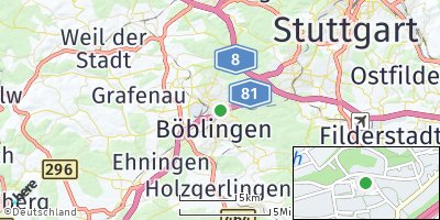 Google Map of Sindelfingen
