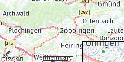 Google Map of Uhingen