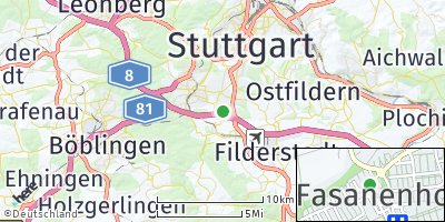 Google Map of Fasanenhof