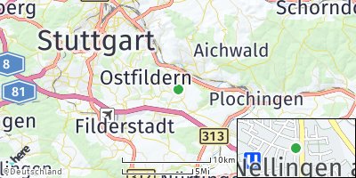 Google Map of Nellingen