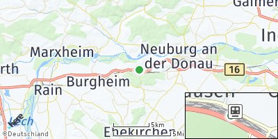 Google Map of Oberhausen