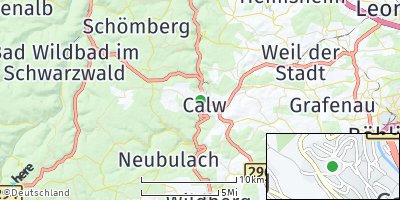 Google Map of Calw