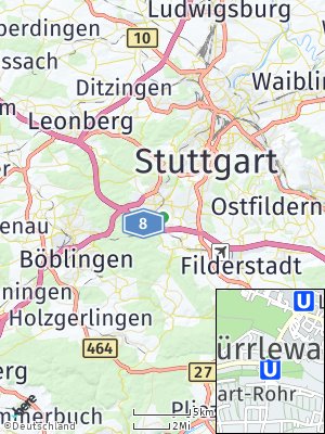 Here Map of Dürrlewang